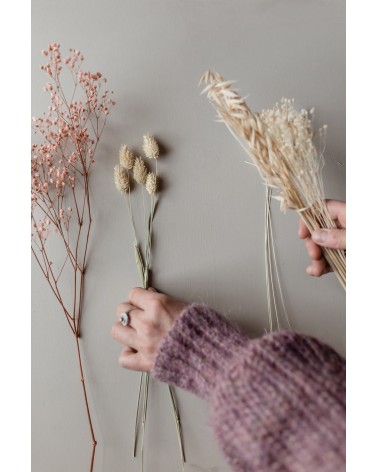 Atelier couronne de fleurs séchées