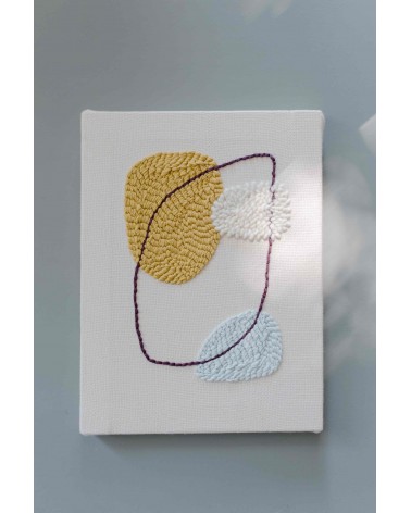 Atelier tableau punch needle - tissage - broderie