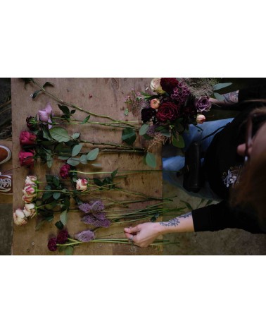 Atelier création de bouquet de fleurs fraîches avec Mariette