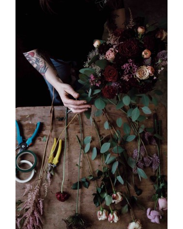 Atelier création de bouquet de fleurs fraîches avec Mariette