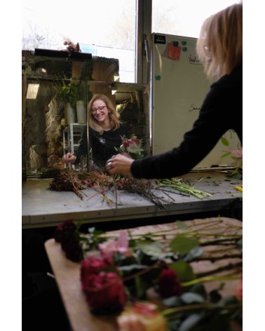 Atelier création de bouquet de fleurs fraîches avec Mariette