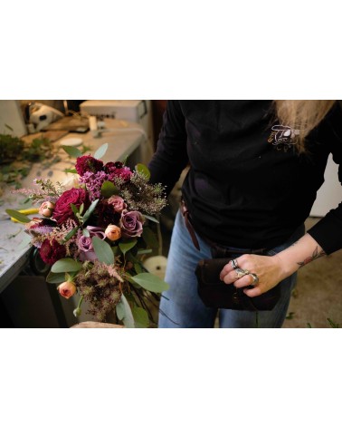 Atelier création de bouquet de fleurs fraîches avec Mariette