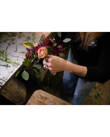 Atelier création de bouquet de fleurs fraîches avec Mariette