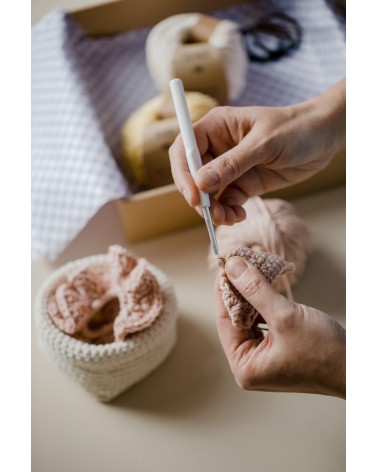 Initiation au crochet : la corbeille