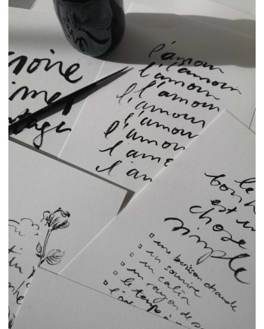 Atelier calligraphie - handlettering spécial Noël