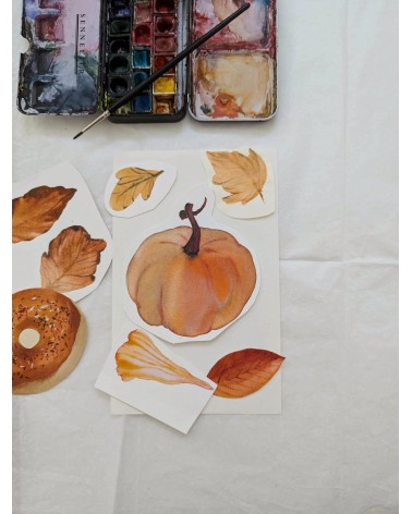Initiation à l'aquarelle - spécial Automne