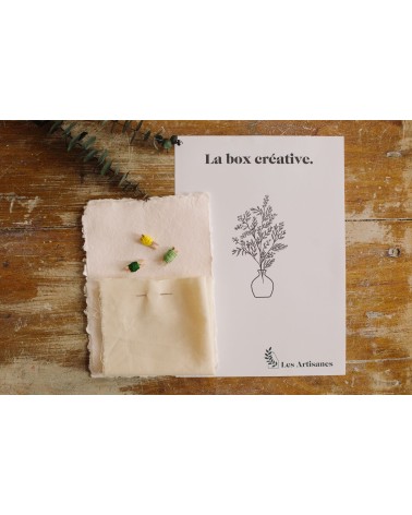 Atelier broderie : le mimosa