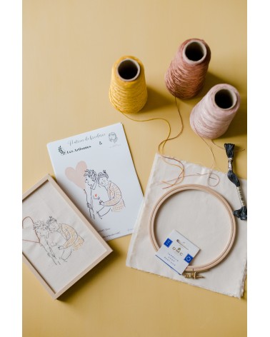Atelier broderie : illustrations par My Lovely Thing
