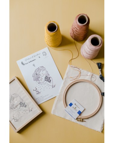 Atelier broderie : illustrations par My Lovely Thing