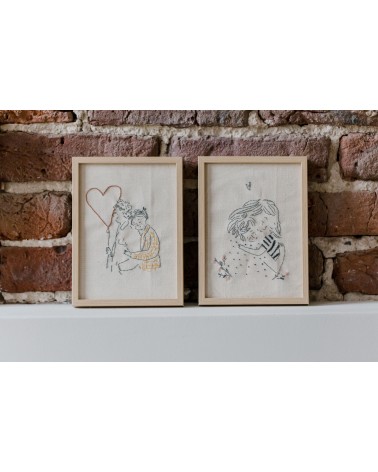 Atelier broderie : illustrations par My Lovely Thing