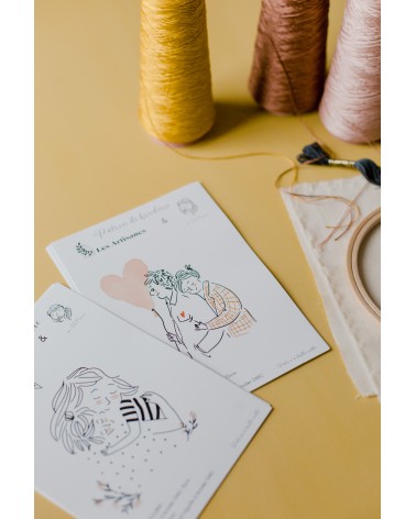 Atelier broderie : illustrations par My Lovely Thing