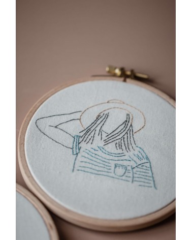 Atelier broderie : motifs floraux