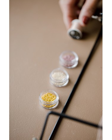 Atelier tissage de perles Miyuki (métier à tisser)