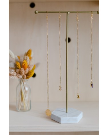 Atelier collier médaille gravée