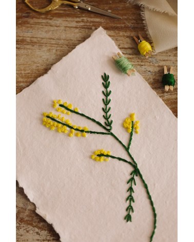 La box N°25 : Broderies Le Mimosa
