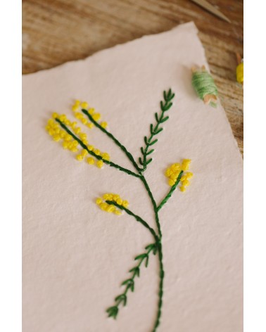 La box N°25 : Broderies Le Mimosa