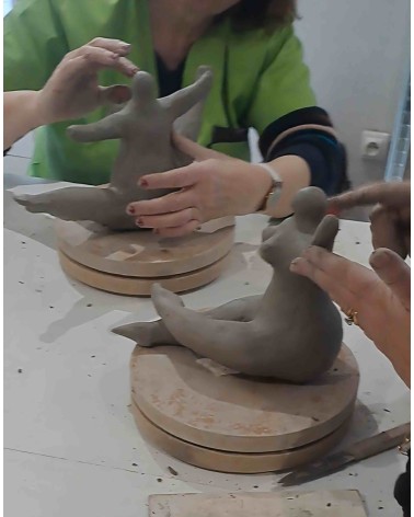 Initiation à la sculpture - modelage : inspiration Niki de Saint Phalle