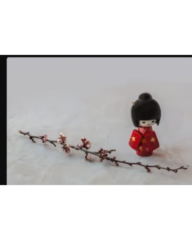 Initiation à la sculpture - modelage : poupée Kokeshi