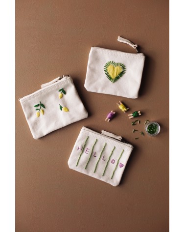 La box N°29 : Les pochettes brodées et perlées