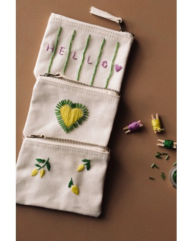 La box N°29 : Les pochettes brodées et perlées