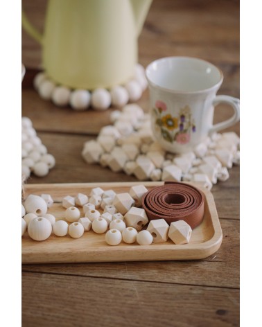 La box N°33 : Sous-plats perles de bois