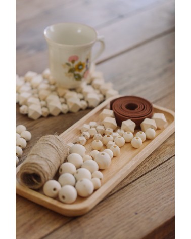 La box N°33 : Sous-plats perles de bois