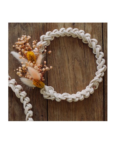 La box N°34 : Couronnes macramé et fleurs séchées